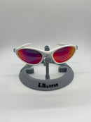 Minute white lentes tanzanite