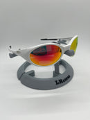 Eye jacket white lentes ruby