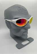 Eye jacket white lentes ruby